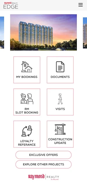 Raymond Realty Edge Screenshot 1