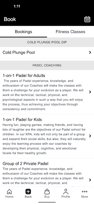 700 Padel & Fitness Hub Screenshot 1