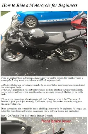 How to Ride a Motorcycle Screenshot 3