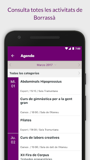 Ajuntament de Borrassà Screenshot 2