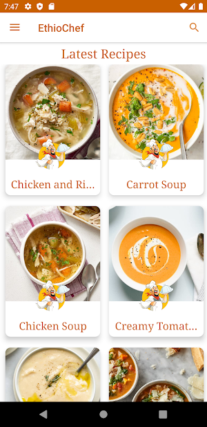 EthioChef Screenshot 2