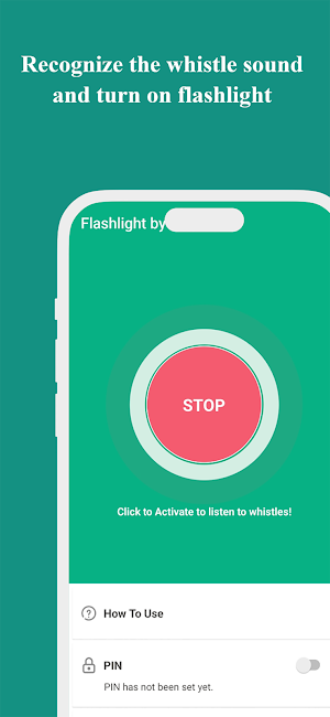 Flashlight by Whistle: Flash Screenshot 3