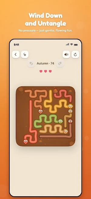Untangle Worms: Knot Puzzle Screenshot 3