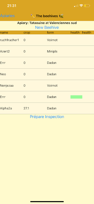 I manage my apiaries Screenshot 0