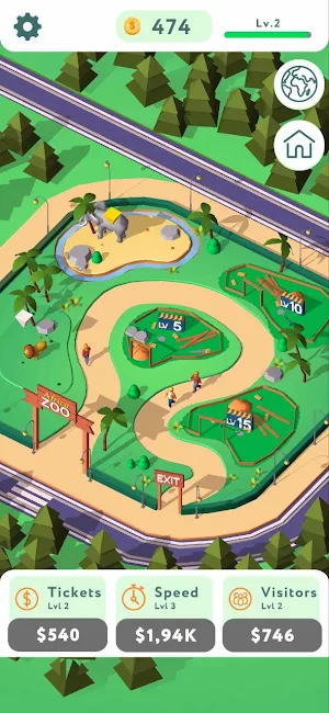 Idle Safari Tycoon Screenshot 0