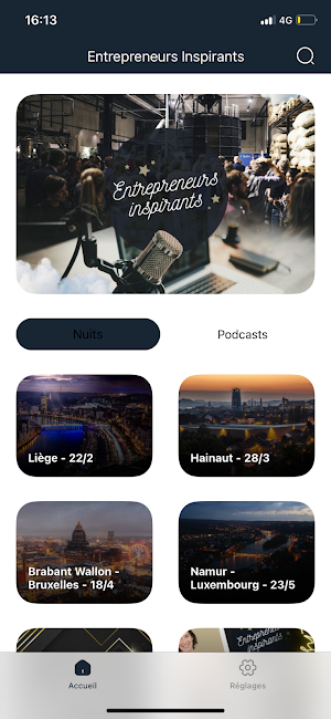 Entrepreneurs Inspirants Screenshot 0