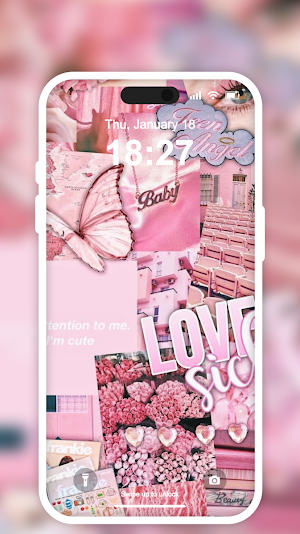 Pink Aesthetic Wallpaper HD Screenshot 1