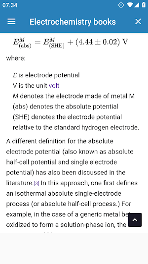 Electrochemistry Books Screenshot 0