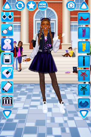 College Student Girl Dress Up Screenshot 2