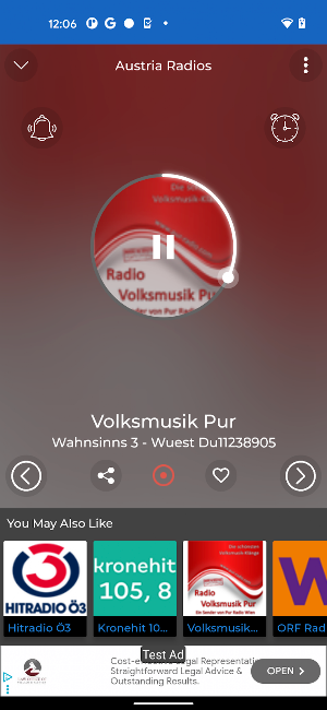 Austria Radio + Recorder Screenshot 2