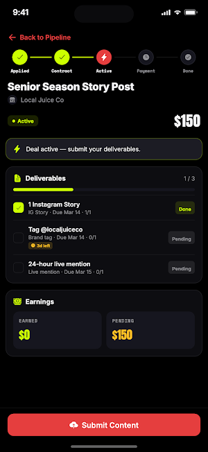 Your NIL Deal Screenshot 1