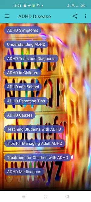 ADHD Disease Screenshot 1