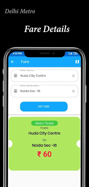 Delhi Metro Route, Map & Bus App Screenshot 1