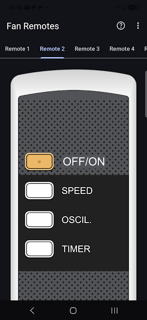 Fan Remote Control for KDK Screenshot 2