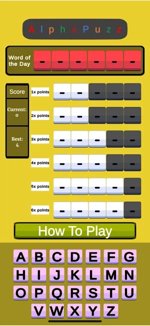 AlphaPuzz - Word Puzzle Game Screenshot 1