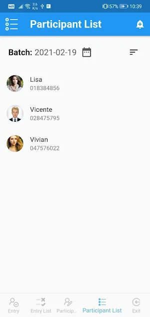 Entry Management System (EMS) Screenshot 3