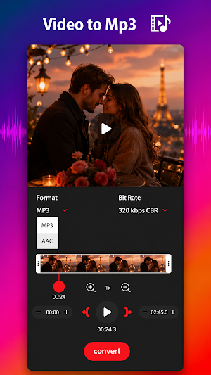 Video To Audio & Mp3 Cutter Screenshot 1