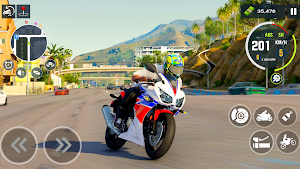 Open World Moto Bike Game 3D Screenshot 3