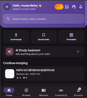 UniNotes - Comfort Study Screenshot 0