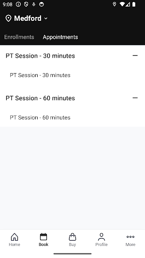 Flash Personal Training Screenshot 1