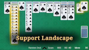 Spider Solitaire Screenshot 2