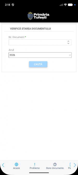 Tufești App Screenshot 2