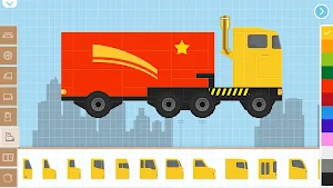 Brick Car 2 Game for Kids: Build Truck, Tank & Bus Screenshot 3