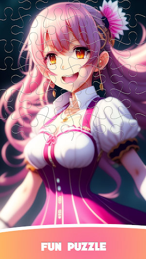Anime Girls: Jigsaw Puzzle App Screenshot 0