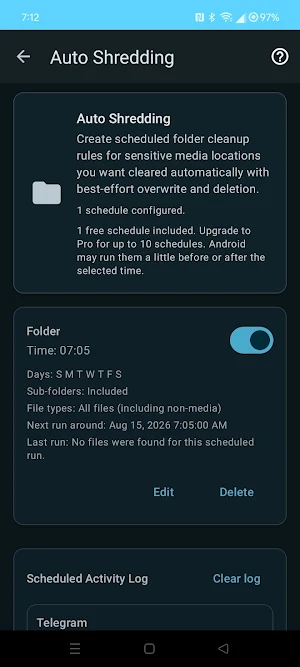 Media Shredder: Secure Delete Screenshot 3
