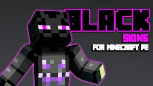 Black Skins For Minecraft PE Screenshot 0