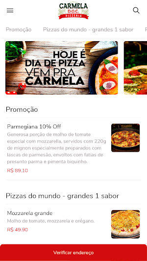 Carmela Pizzeria Screenshot 0