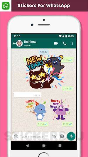 跨年快樂貼紙 (英語) Screenshot 2