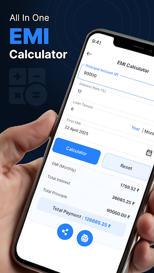 EMI Calculator Screenshot 1