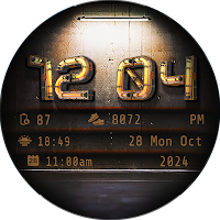 Cyborg Neon Watch Face