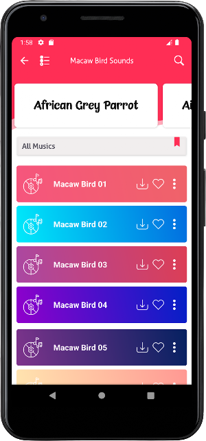 Macaw Bird Sounds Screenshot 1