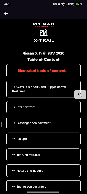 Nissan X Trail Manuals & Logs Screenshot 3