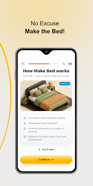 Awaken: Alarm with missions Screenshot 1