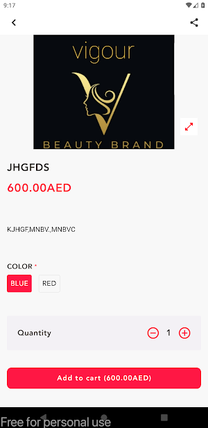 VIGOUR Screenshot 1