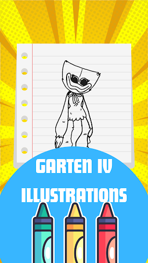 Garten of Banban Coloring 4 Screenshot 2