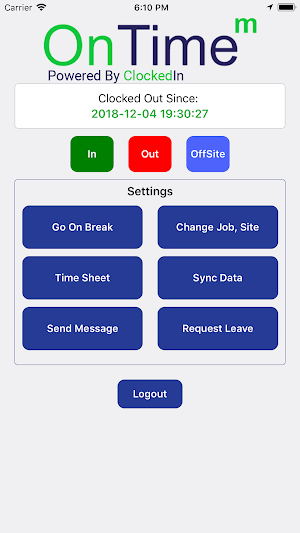 ONTIME MOBILE Screenshot 3
