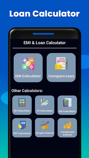 EMI Calculator & Finance Tool Screenshot 1