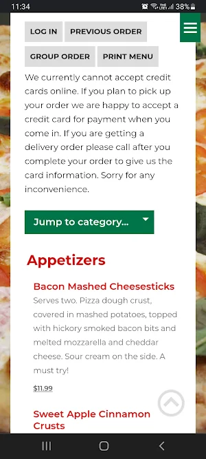 Lena's Pizza & Subs Screenshot 1