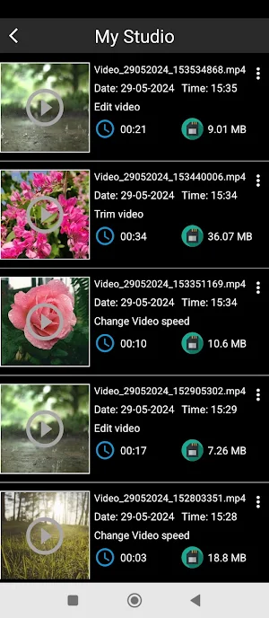 Change video speed Screenshot 1