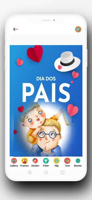Moldura para dia dos pais Screenshot 2