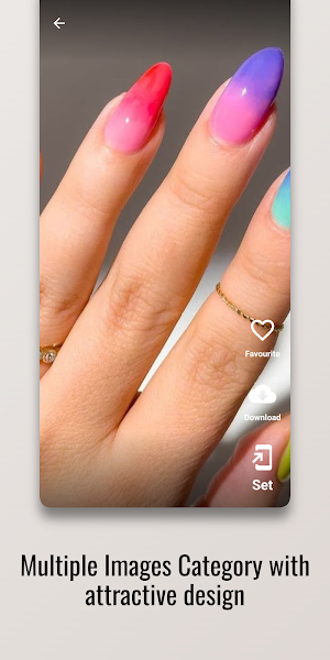 Watercolor Whimsy Nail Design Screenshot 1