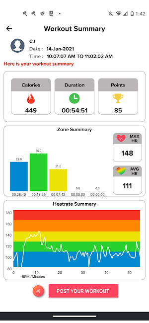 HRM Fit Club Screenshot 3