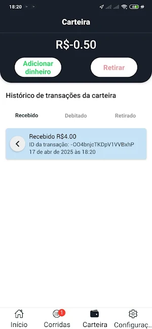 Águia App Mobilidade Screenshot 3