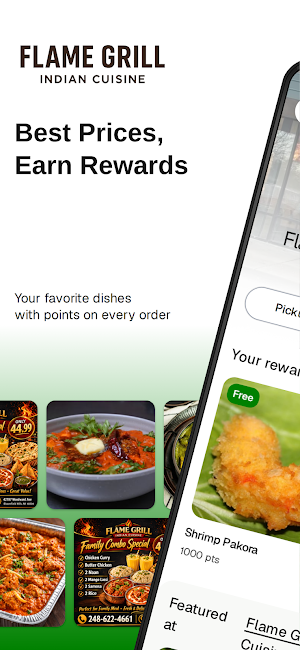 Flame Grill Indian Cuisine Screenshot 0