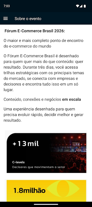 Fórum E-Commerce Brasil Screenshot 2