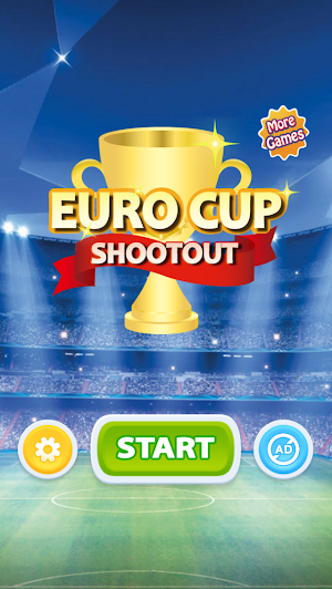 EURO CUP SHOOTOUT SOCCER 3D Screenshot 0